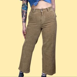 Thick ribbed corduroys